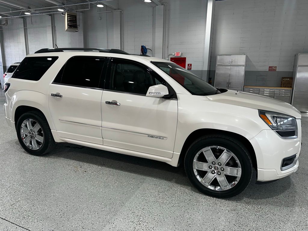 White Diamond Clearcoat 2014 GMC Acadia Denali AWD SUV / Crossover All-Wheel Drive 6-Speed Automatic