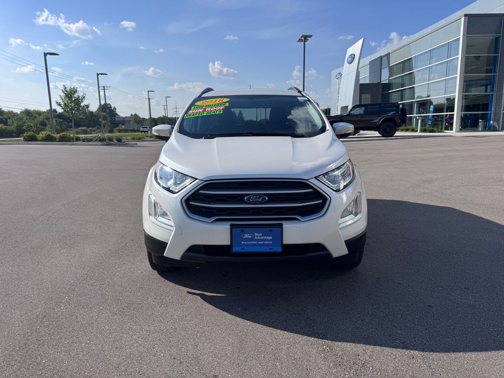 Certified Used 2018 White Platinum Clearcoat Metallic Ford SE image 7