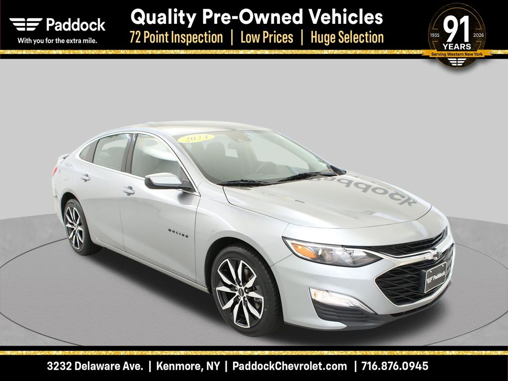 Sterling Gray Metallic 2024 Chevrolet Malibu Sedan Front-Wheel Drive Continuously Variable Transmission