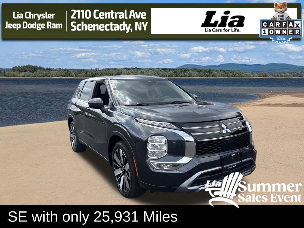 Blue 2025 Mitsubishi Outlander SUV / Crossover Front-Wheel Drive Continuously Variable Transmission