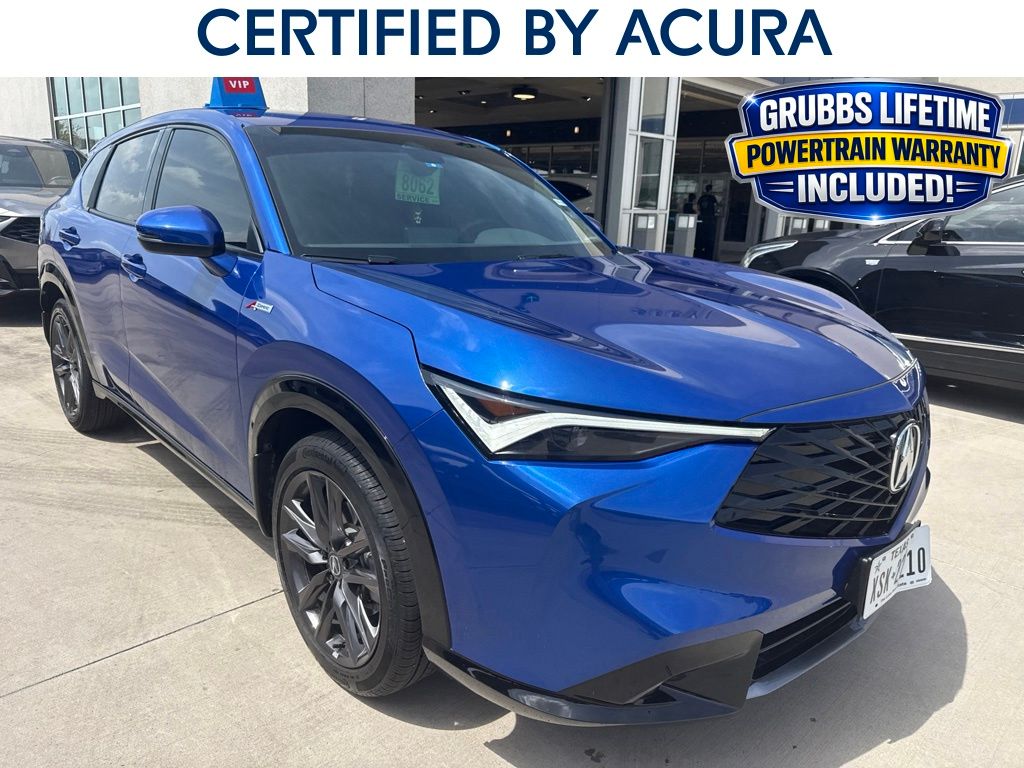 Adriatic Blue Sea Metallic 2025 Acura ADX SUV / Crossover Front-Wheel Drive Continuously Variable Transmission