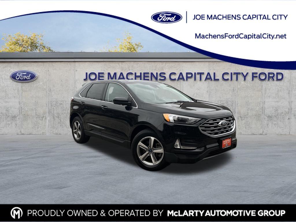 Agate Black Metallic 2022 Ford Edge SEL AWD SUV / Crossover All-Wheel Drive 8-Speed Automatic