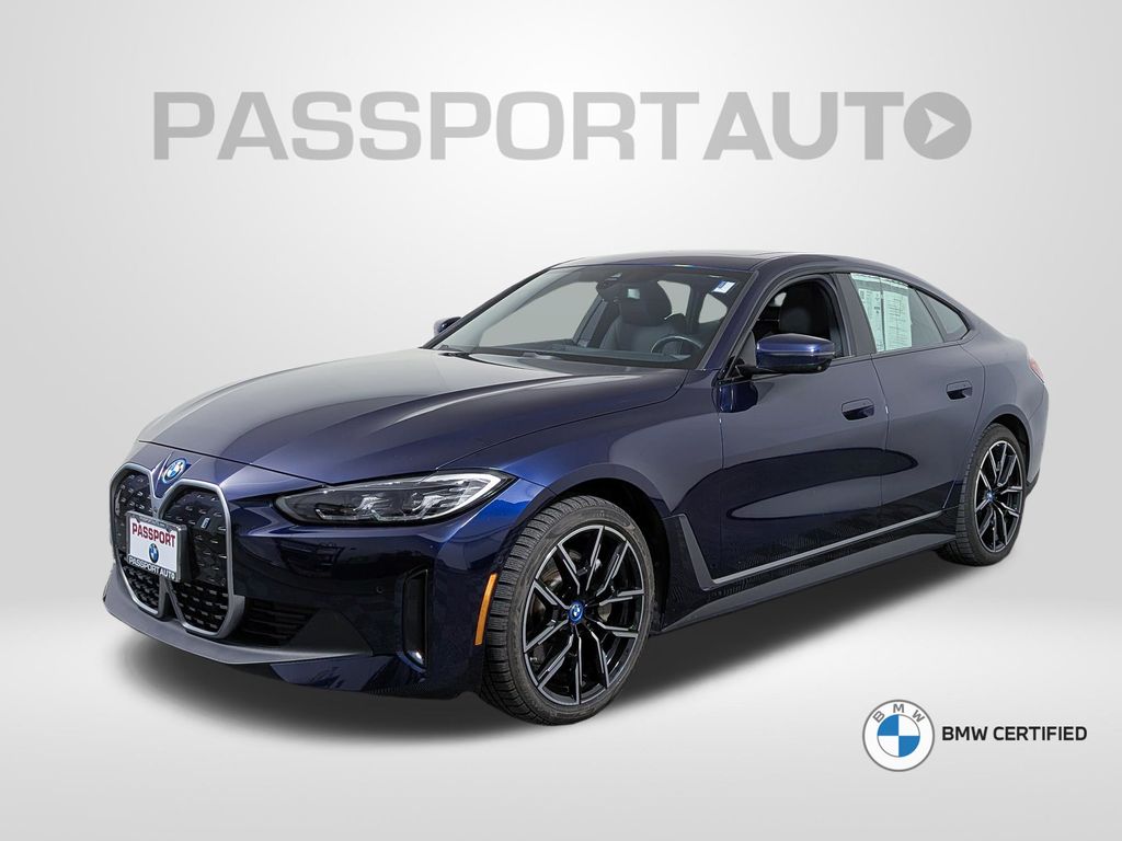 Tanzanite Blue II Metallic 2023 BMW i4 eDrive35 Gran Coupe FWD Sedan Rear-Wheel Drive Automatic
