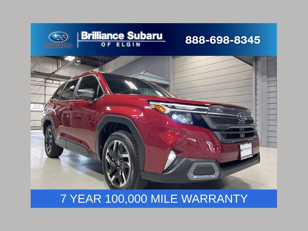 Crimson Red Pearl 2026 Subaru Forester Limited Crossover AWD SUV / Crossover All-Wheel Drive Continuously Variable Transmission