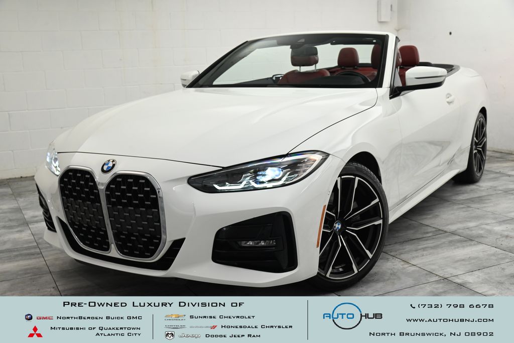Alpine White 2023 BMW 4 Series 430i Convertible xDrive Convertible All-Wheel Drive 8-Speed Automatic