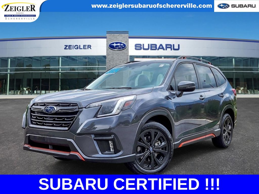 Magnetite Gray Metallic 2024 Subaru Forester SUV / Crossover All-Wheel Drive Continuously Variable Transmission