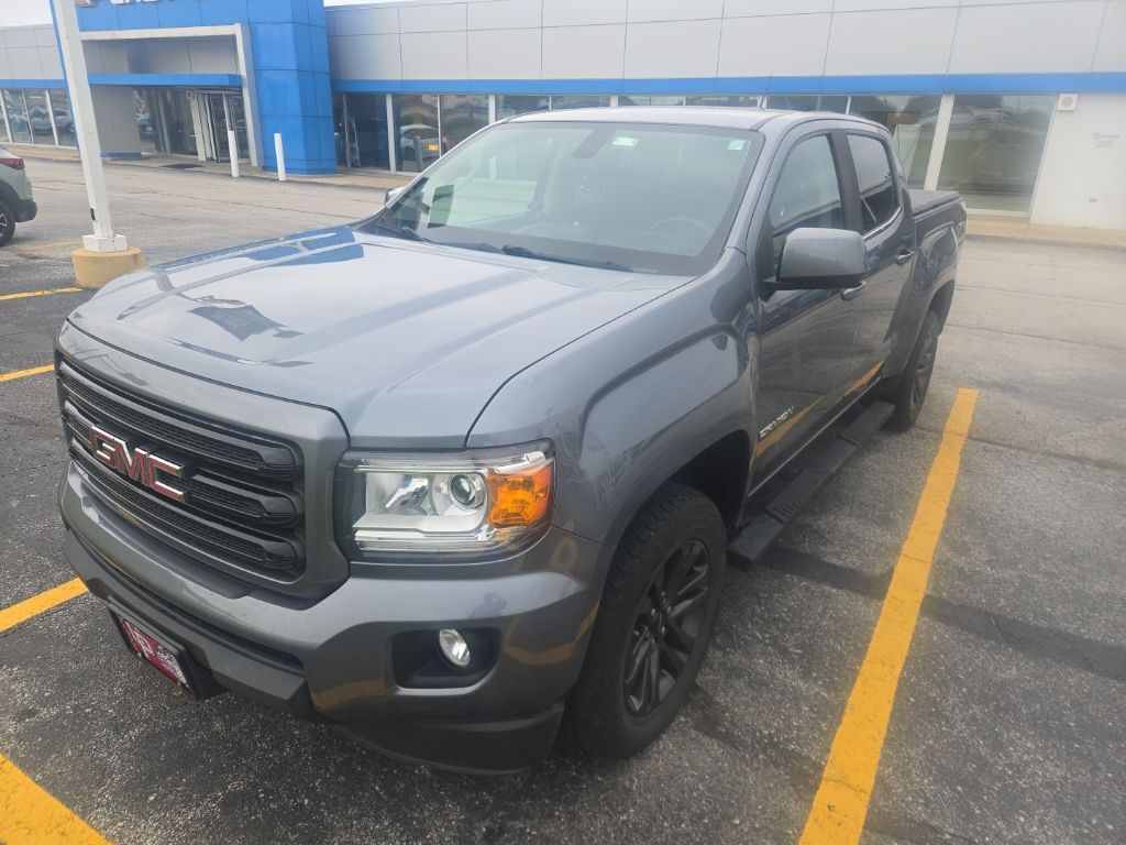 Gray (Satin Steel Metallic) 2019 GMC Canyon Pickup Truck Four-Wheel Drive 8-Speed Automatic