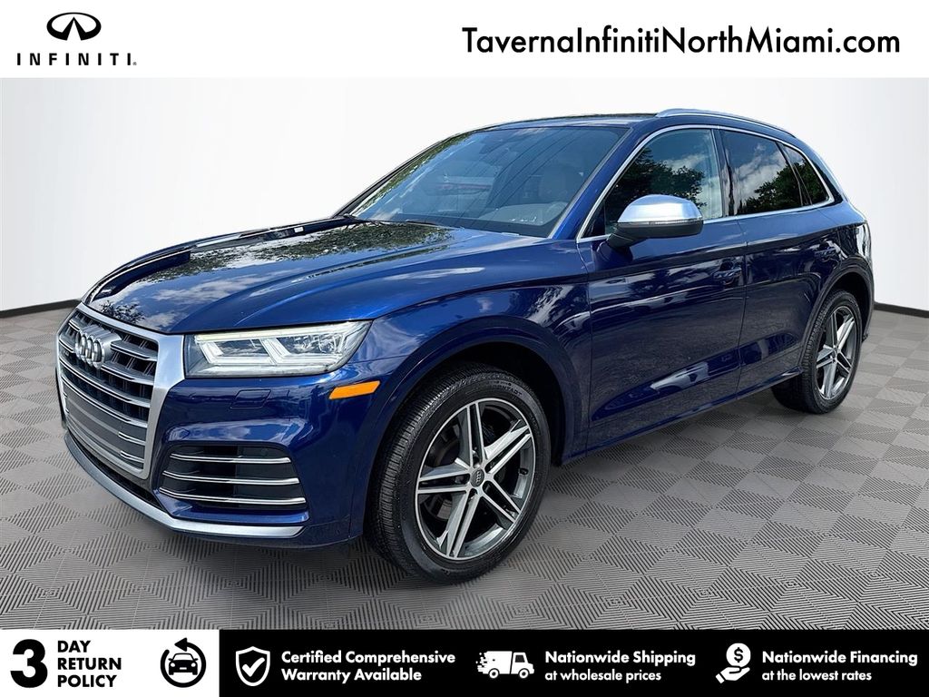 Blue 2019 Audi SQ5 3.0T quattro Premium Plus AWD SUV / Crossover All-Wheel Drive 8-Speed Automatic