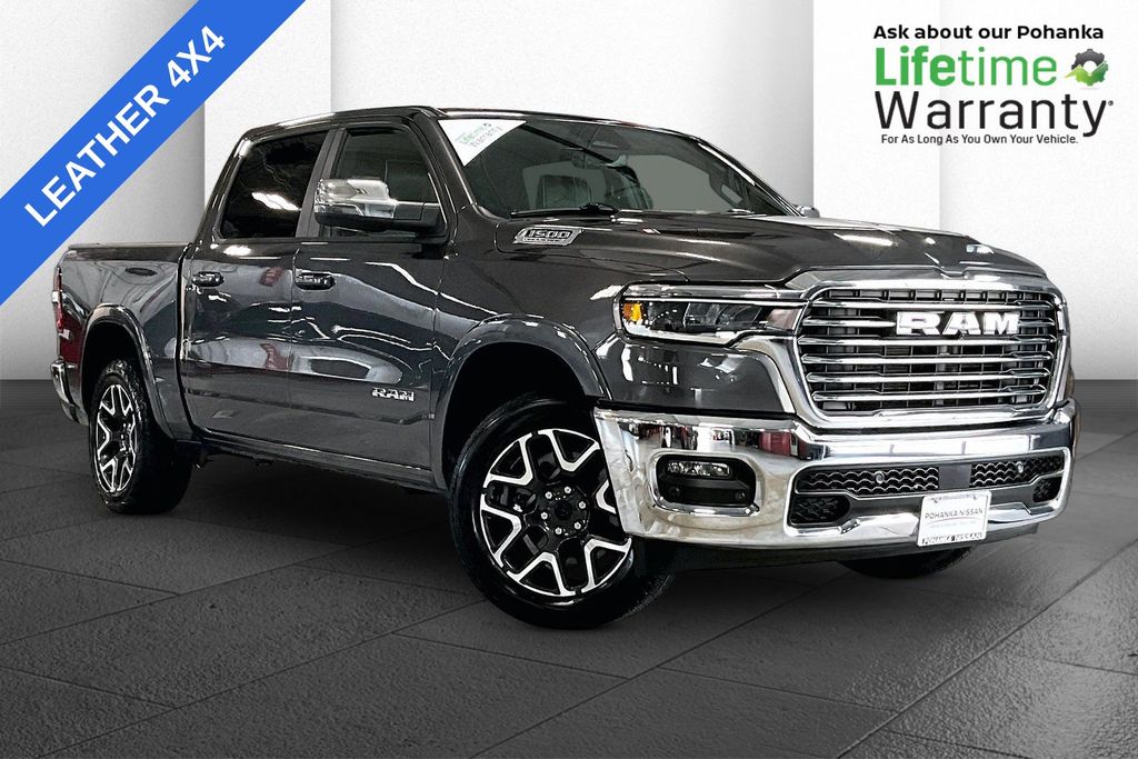Gray (Granite Crystal Metallic Clearcoat) 2026 RAM 1500 Pickup Truck Four-Wheel Drive 8-Speed Automatic