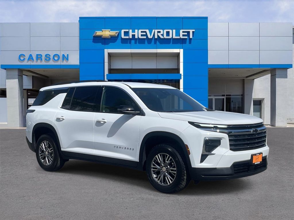 Summit White 2025 Chevrolet Traverse SUV / Crossover Front-Wheel Drive 8-Speed Automatic