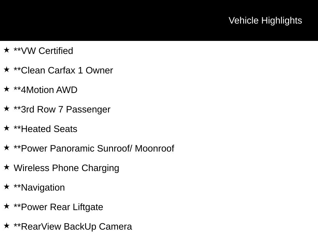 2024 Volkswagen Atlas 2.0T SEL 2