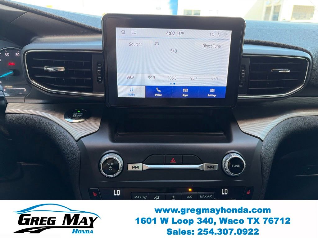 2020 Ford Explorer XLT Black at Greg May Honda