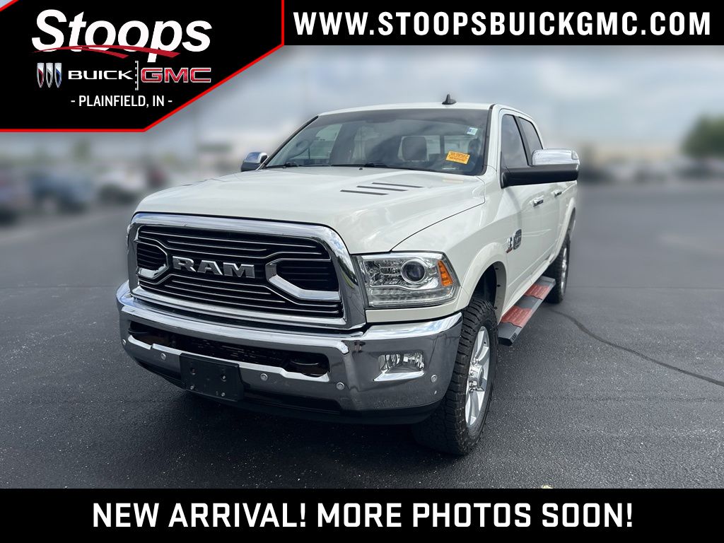 Pearl White 2018 RAM 2500 Pickup Truck Four-Wheel Drive 6-Speed Automatic