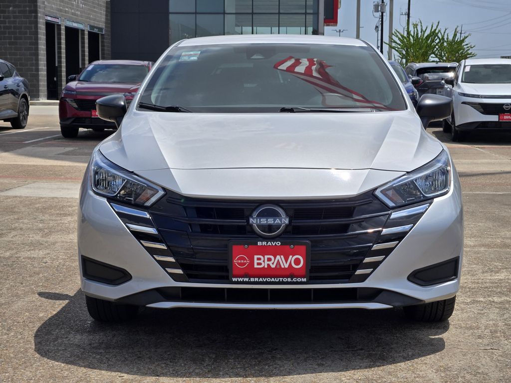 2024 Nissan Versa 1.6 S Silver at Bravo Nissan