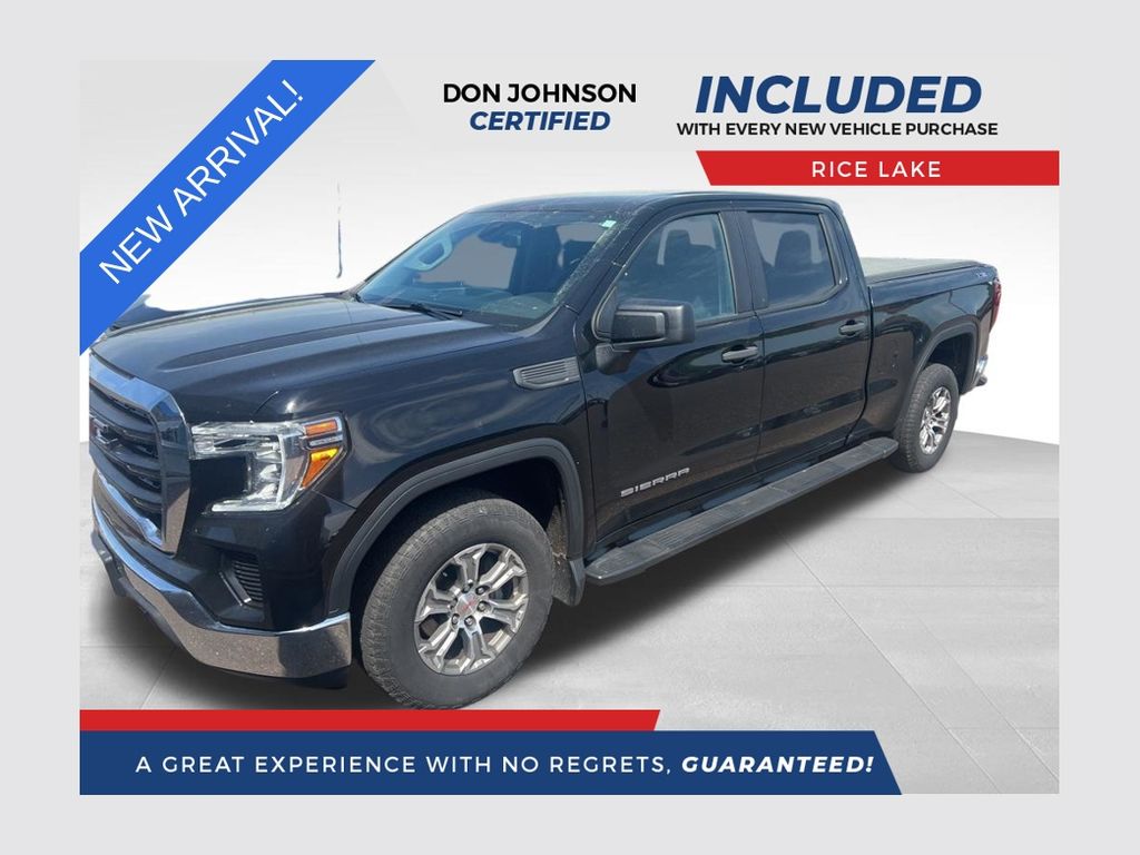 Black 2021 GMC Sierra 1500 Crew Cab 4WD Pickup Truck Four-Wheel Drive 6-Speed Automatic