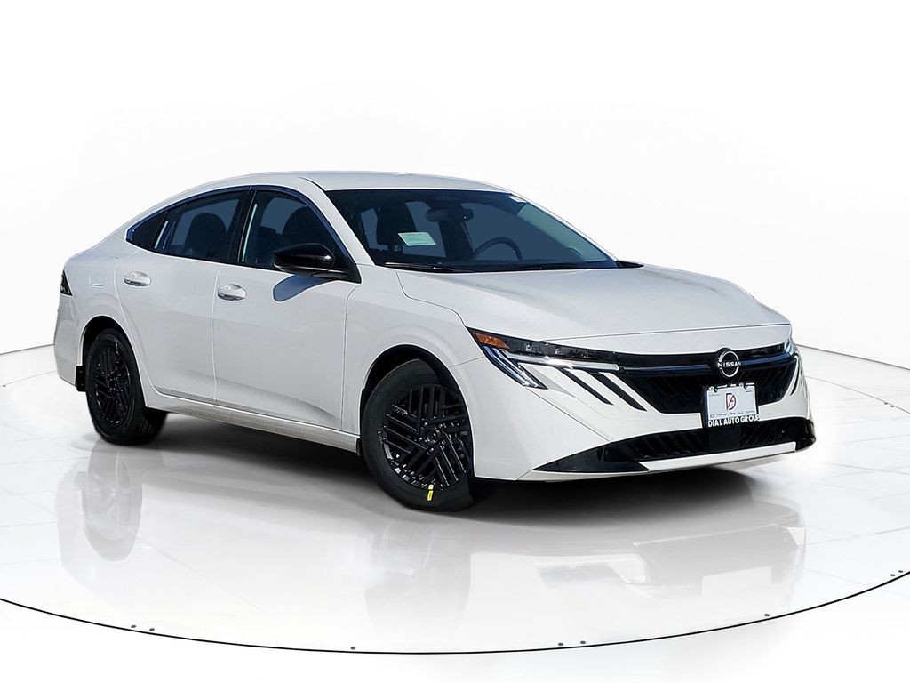 White (Fresh Powder) 2026 Nissan Sentra Sedan Front-Wheel Drive Continuously Variable Transmission