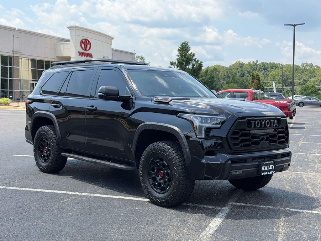 Midnight Black Metallic 2025 Toyota Sequoia SUV / Crossover Four-Wheel Drive Automatic