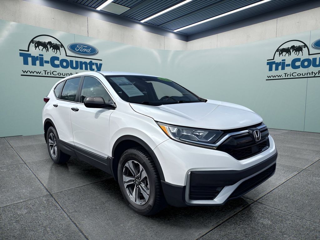 Platinum White Pearl 2020 Honda CR-V LX AWD SUV / Crossover All-Wheel Drive Continuously Variable Transmission