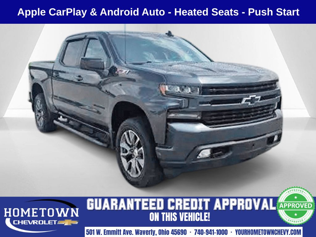 Shadow Gray Metallic 2020 Chevrolet Silverado 1500 Pickup Truck Four-Wheel Drive 8-Speed Automatic