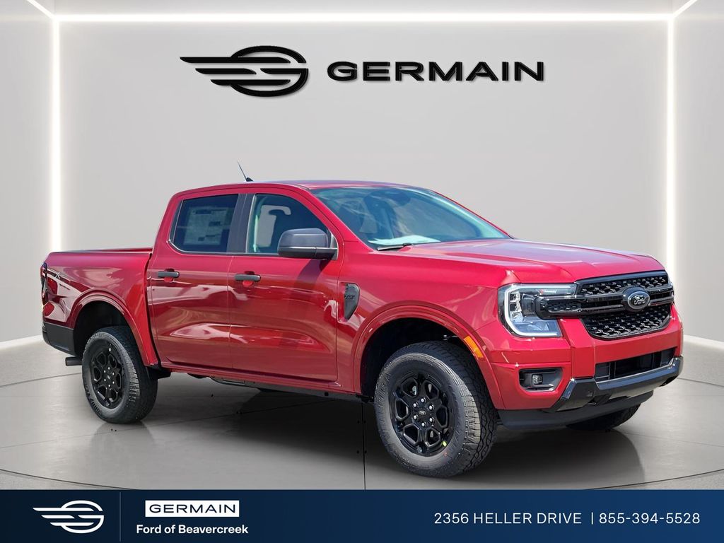 Ruby Red 2026 Ford Ranger XLT SuperCrew 4WD Pickup Truck Four-Wheel Drive Automatic