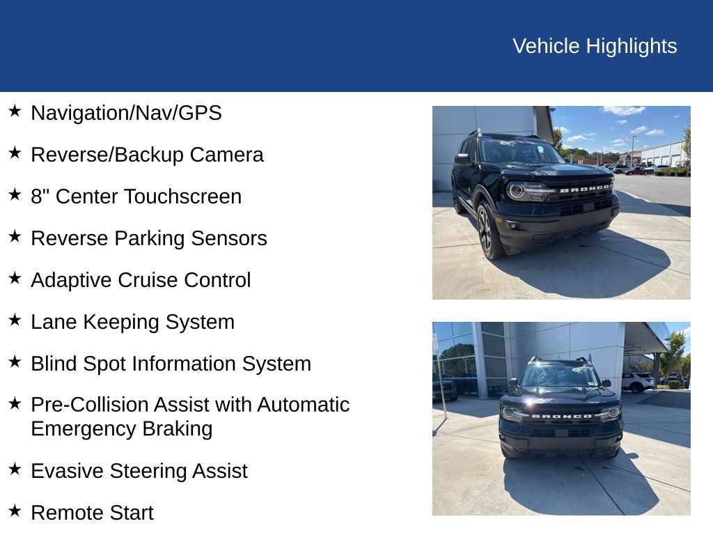 2024 Ford Bronco Sport Outer Banks