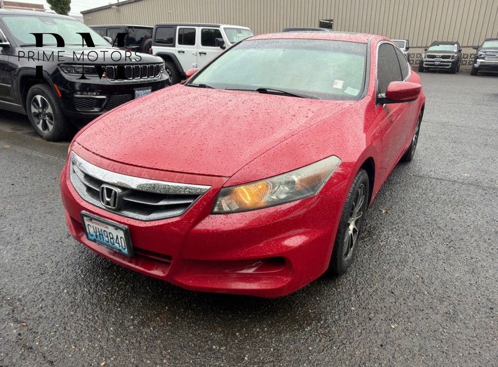 Red 2011 Honda Accord Coupe Coupe Front-Wheel Drive 5-Speed Automatic Overdrive