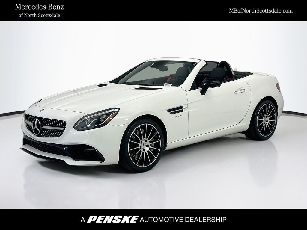 Polar White 2017 Mercedes-Benz SLC Convertible Rear-Wheel Drive 9-Speed Automatic
