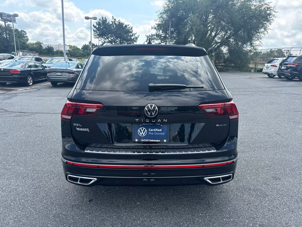 2022 Volkswagen Tiguan 2.0T SEL R-Line Black at Subaru and VW of Moon Township
