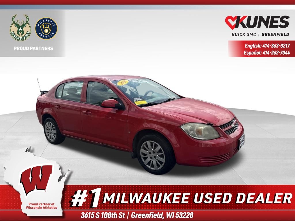 Victory Red 2009 Chevrolet Cobalt 1LT Sedan FWD Sedan Front-Wheel Drive 4-Speed Automatic Overdrive