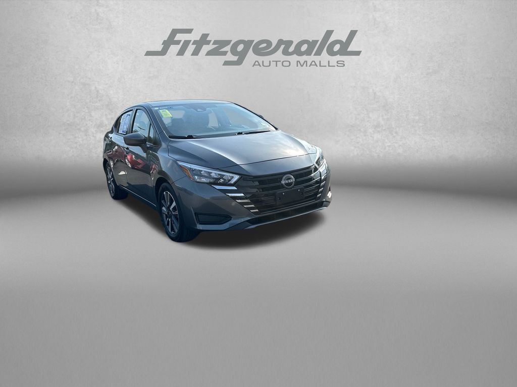 Gray (Gun Metallic) 2025 Nissan Versa Sedan Front-Wheel Drive Continuously Variable Transmission