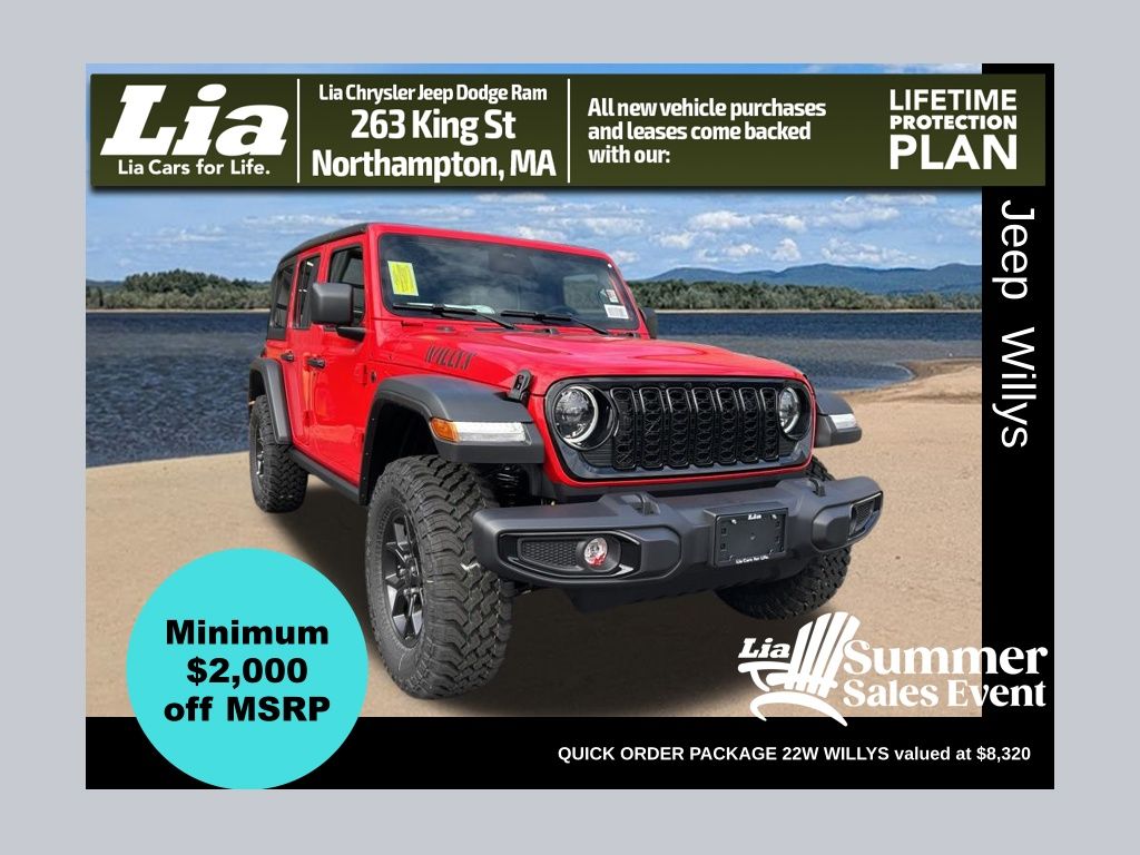 Firecracker Red Clearcoat 2026 Jeep Wrangler SUV / Crossover Four-Wheel Drive 8-Speed Automatic