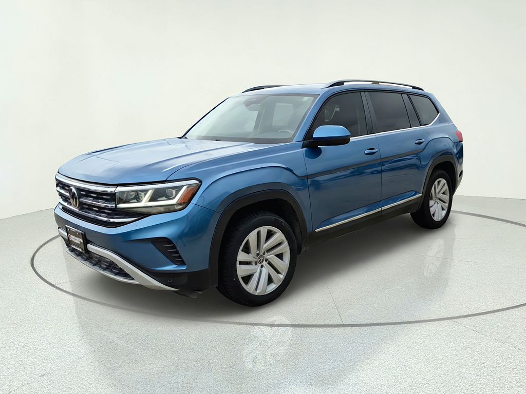 2021 Volkswagen Atlas SEL Blue at Wharton Ford