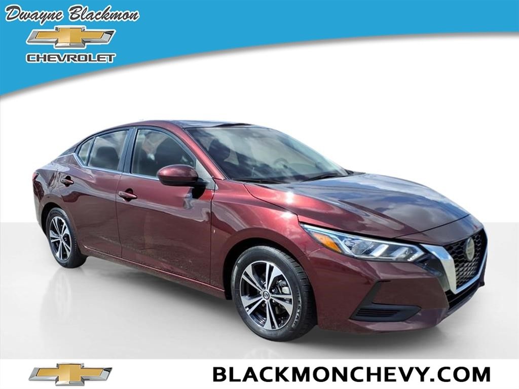 Rosewood Metallic 2023 Nissan Sentra SV FWD Sedan Front-Wheel Drive Continuously Variable Transmission