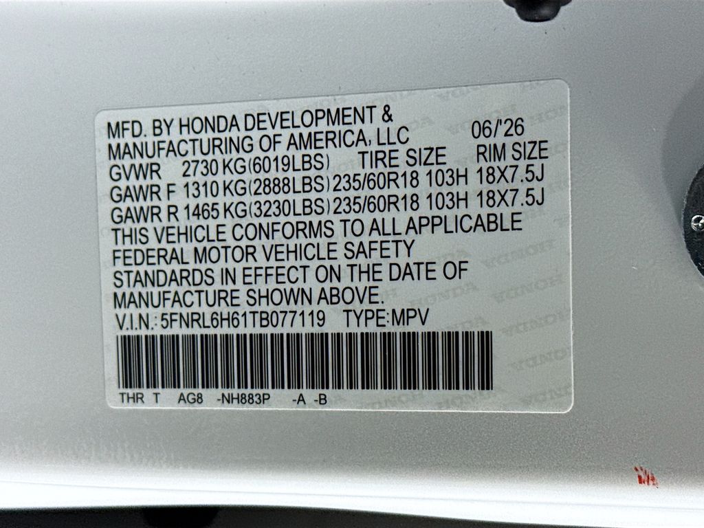 Thumbnail: 2026 Honda Odyssey - 31