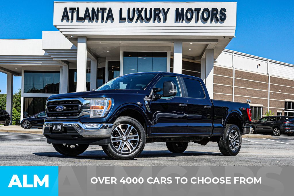 Used 2022 Blue Ford XLT image 3