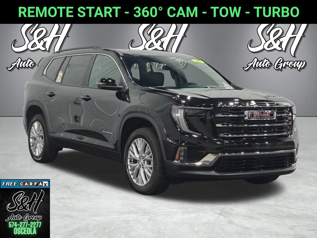 Black (Ebony Twilight Metallic) 2025 GMC Acadia SUV / Crossover Front-Wheel Drive 8-Speed Automatic