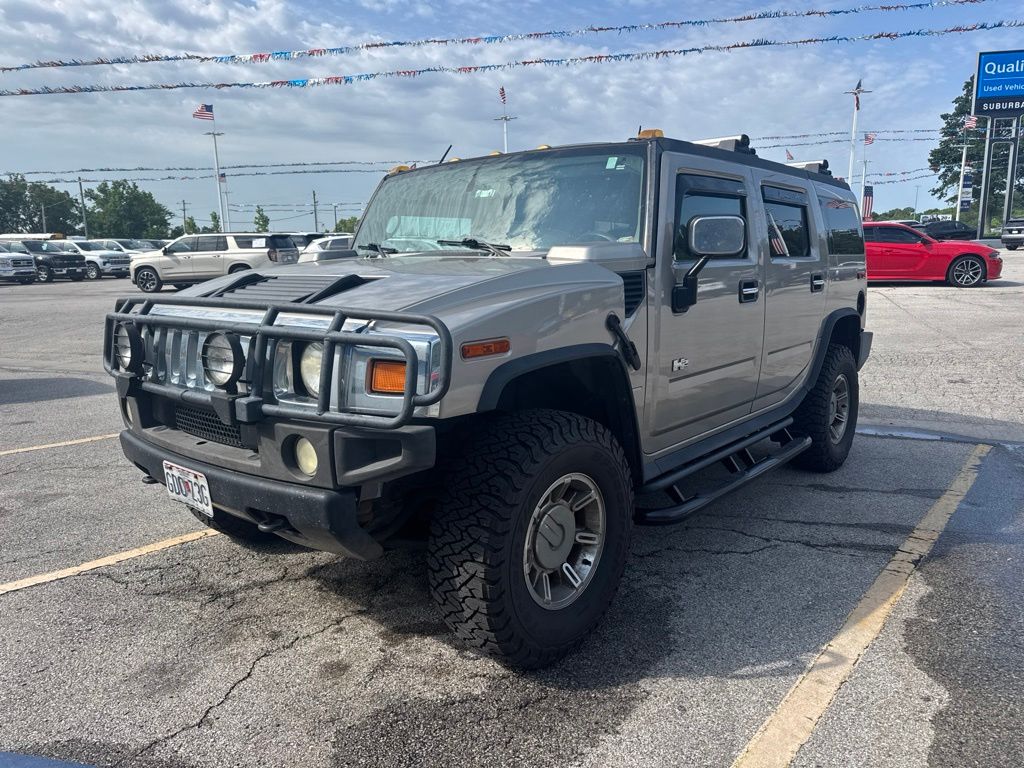 Pewter Metallic 2003 Hummer H2 SUV / Crossover Four-Wheel Drive 4-Speed Automatic Overdrive