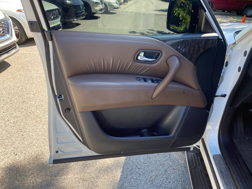 2024 Nissan Armada Platinum White at John Sisson Motors