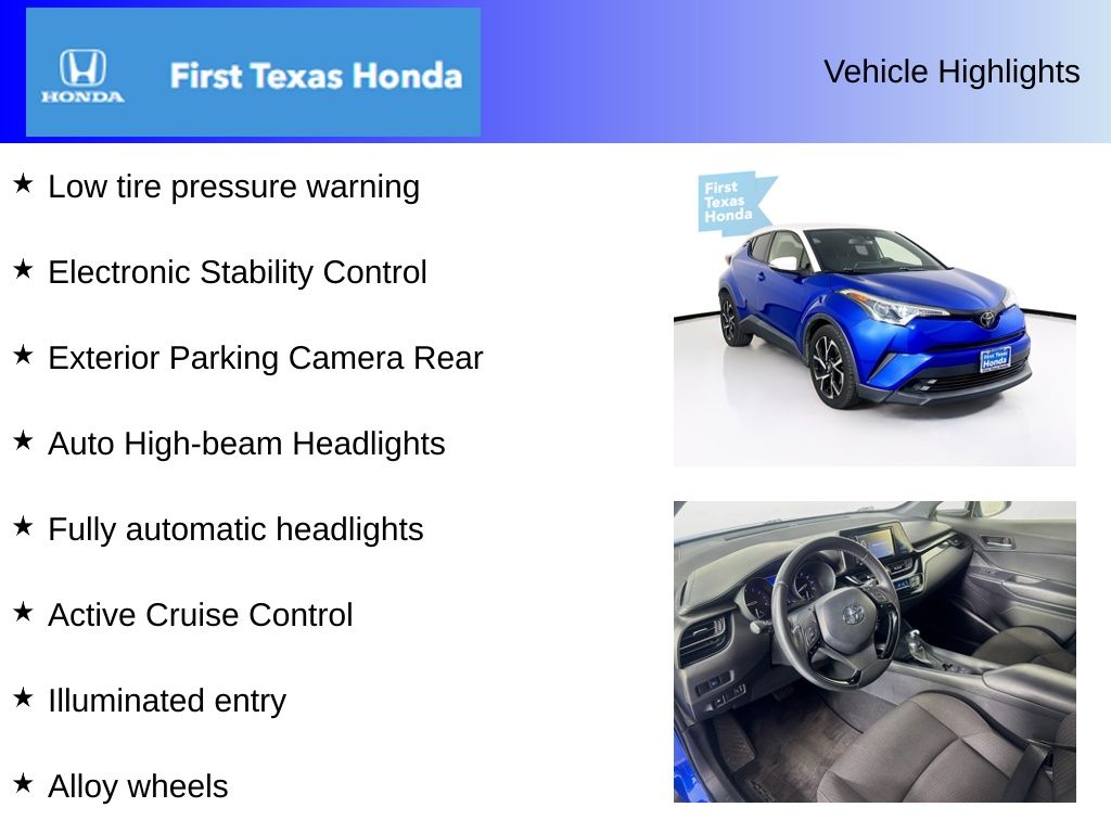 Used Car 2018 Toyota C-hr  Xle For Sale Under $20,000 In Austin, Texas