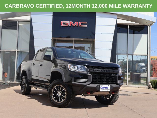 Black 2022 Chevrolet Colorado ZR2 Crew Cab 4WD Pickup Truck Four-Wheel Drive 8-Speed Automatic