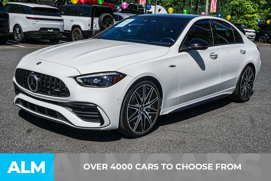 Used 2024 White Mercedes-Benz C 43 AMG® image 3