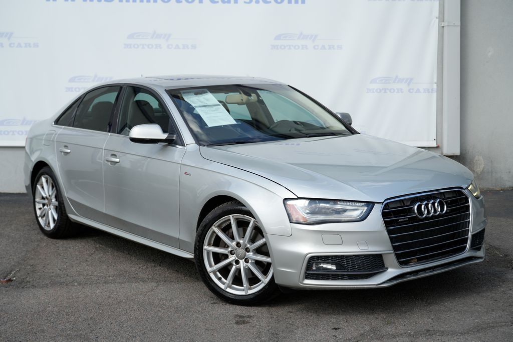 Silver Metallic 2015 Audi A4 2.0T quattro Premium Plus AWD Sedan All-Wheel Drive 8-Speed Automatic