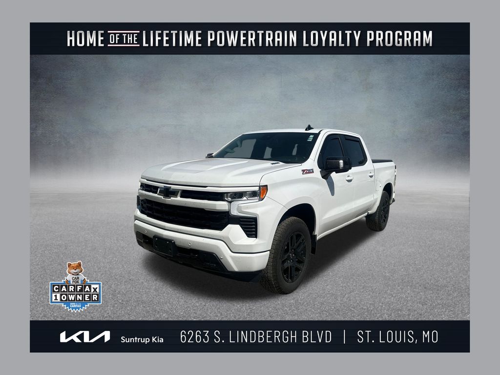 Summit White 2025 Chevrolet Silverado 1500 Pickup Truck Four-Wheel Drive Automatic