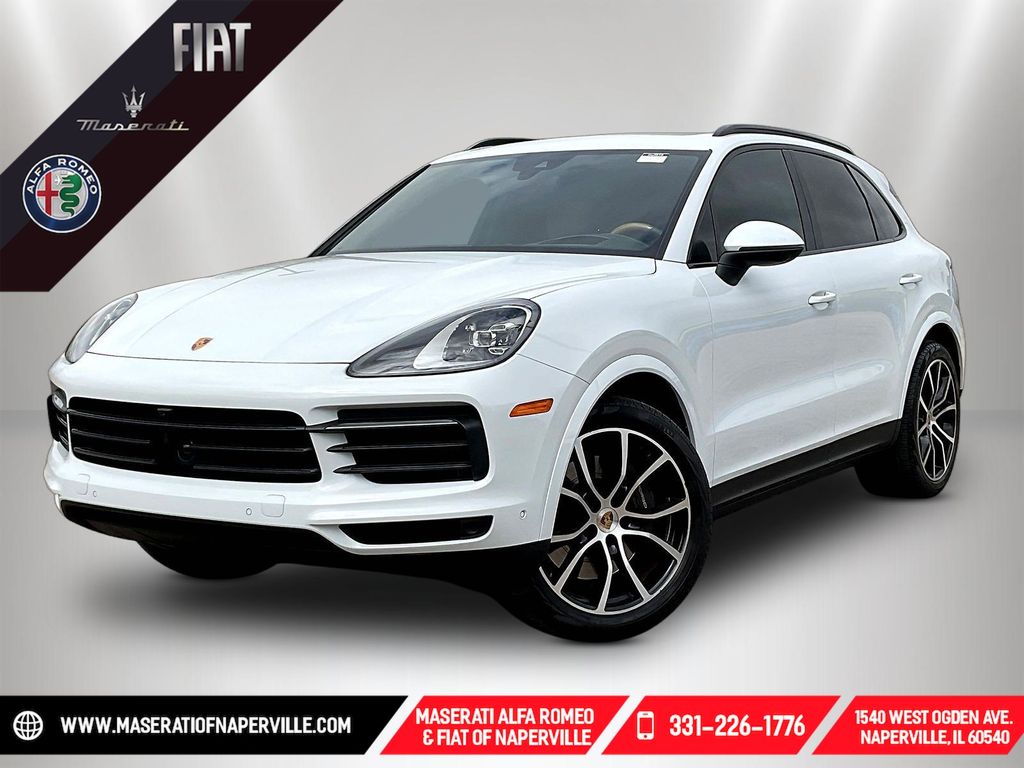 Carrara White Metallic 2022 Porsche Cayenne SUV / Crossover All-Wheel Drive 8-Speed Automatic