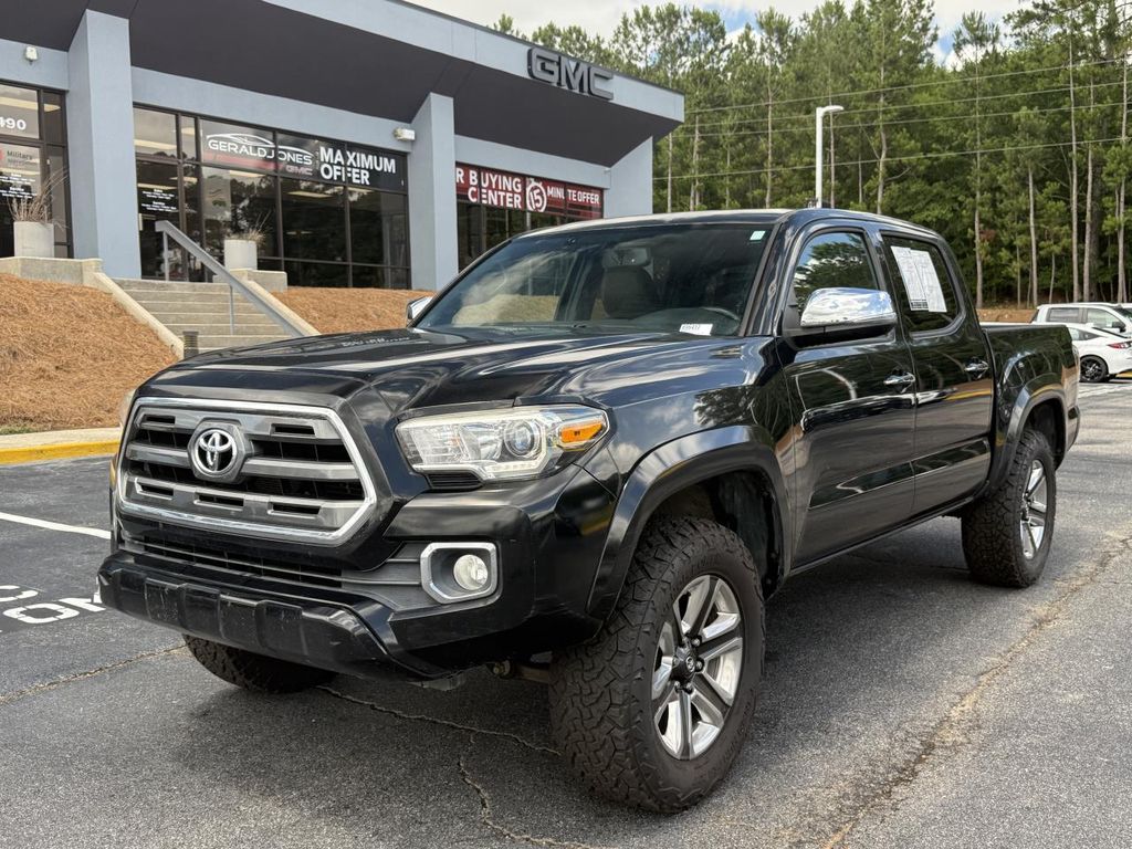 Black 2017 Toyota Tacoma Pickup Truck Four-Wheel Drive 6-Speed Automatic