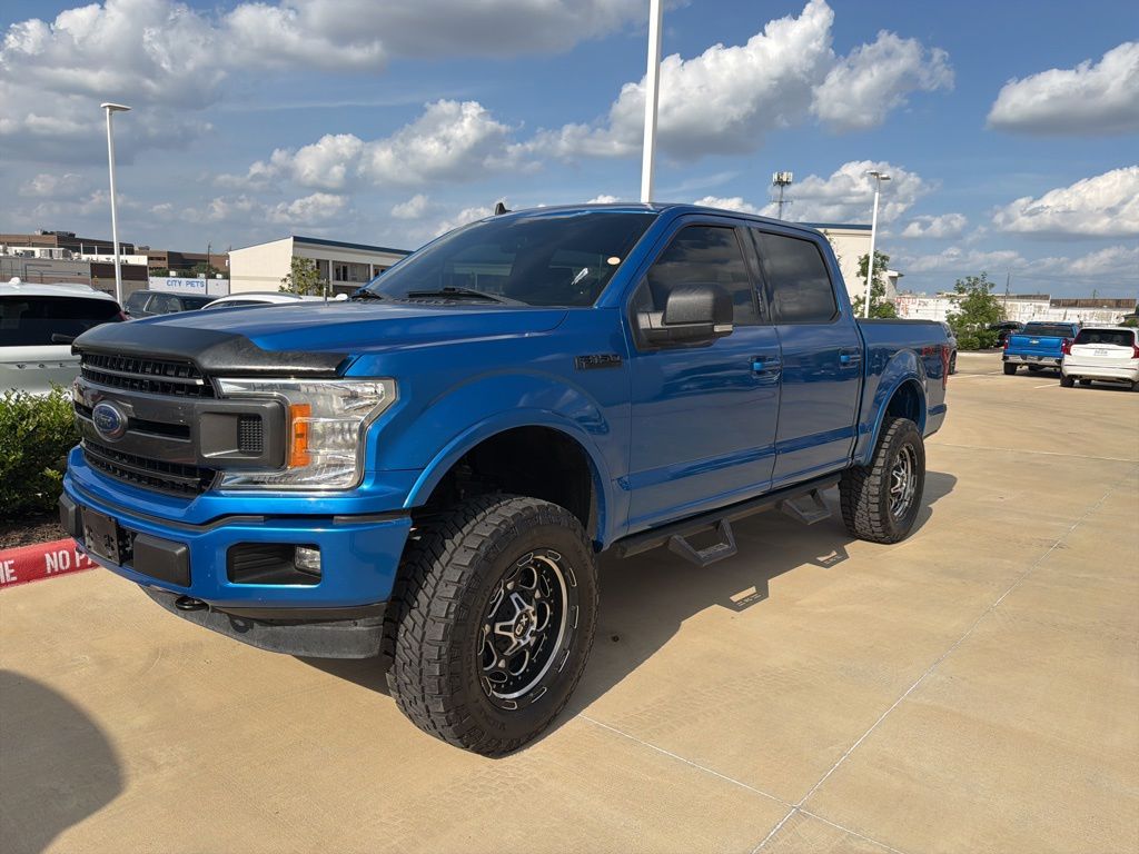 Blue Metallic 2019 Ford F-150 XLT SuperCrew 4WD Pickup Truck Four-Wheel Drive Automatic