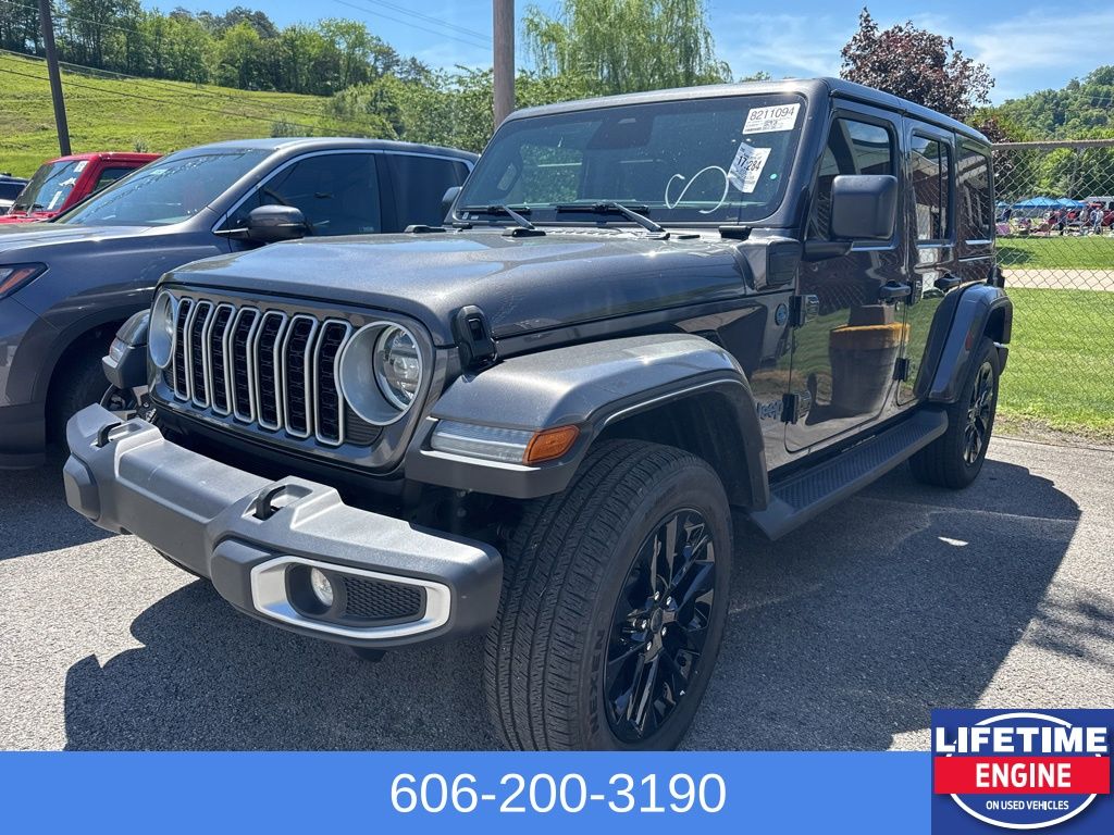 Gray (Granite Crystal Metallic Clearcoat) 2025 Jeep Wrangler 4xe SUV / Crossover Four-Wheel Drive 8-Speed Automatic
