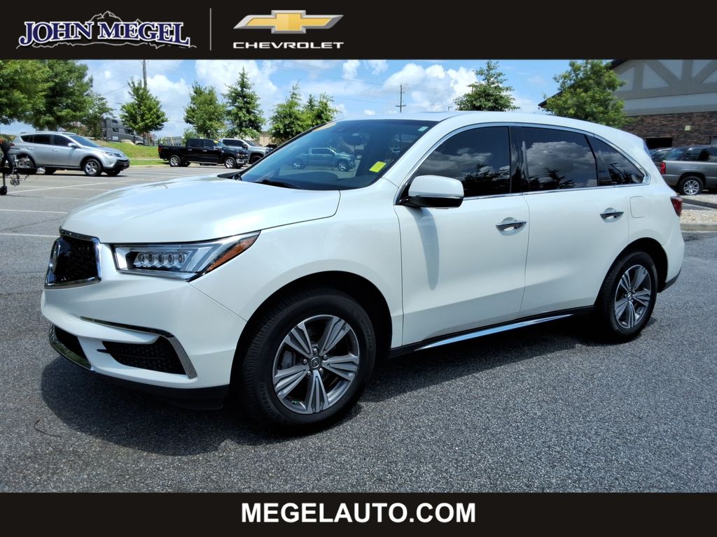 Black Pearl 2019 Acura MDX SUV / Crossover Front-Wheel Drive 9-Speed Automatic