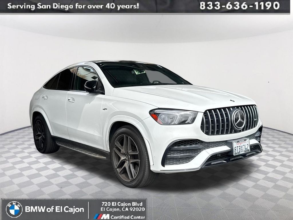 White 2021 Mercedes-Benz GLE AMG GLE 53 4MATIC SUV / Crossover All-Wheel Drive 9-Speed Automatic