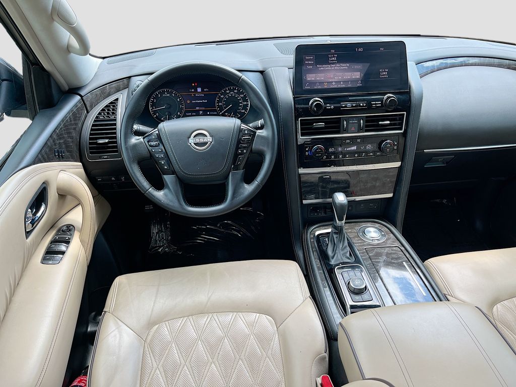 2021 Nissan Armada Platinum Red at Joe Myers Mazda Kia